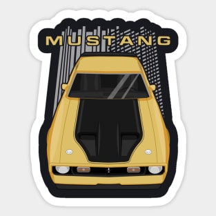 Mustang Mach 1 1971 to 1972 - Yellow Sticker